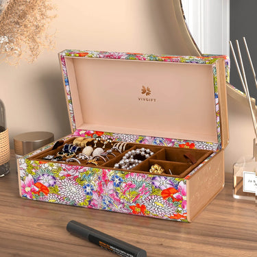 jewelry organizer box tabletop-vivgift